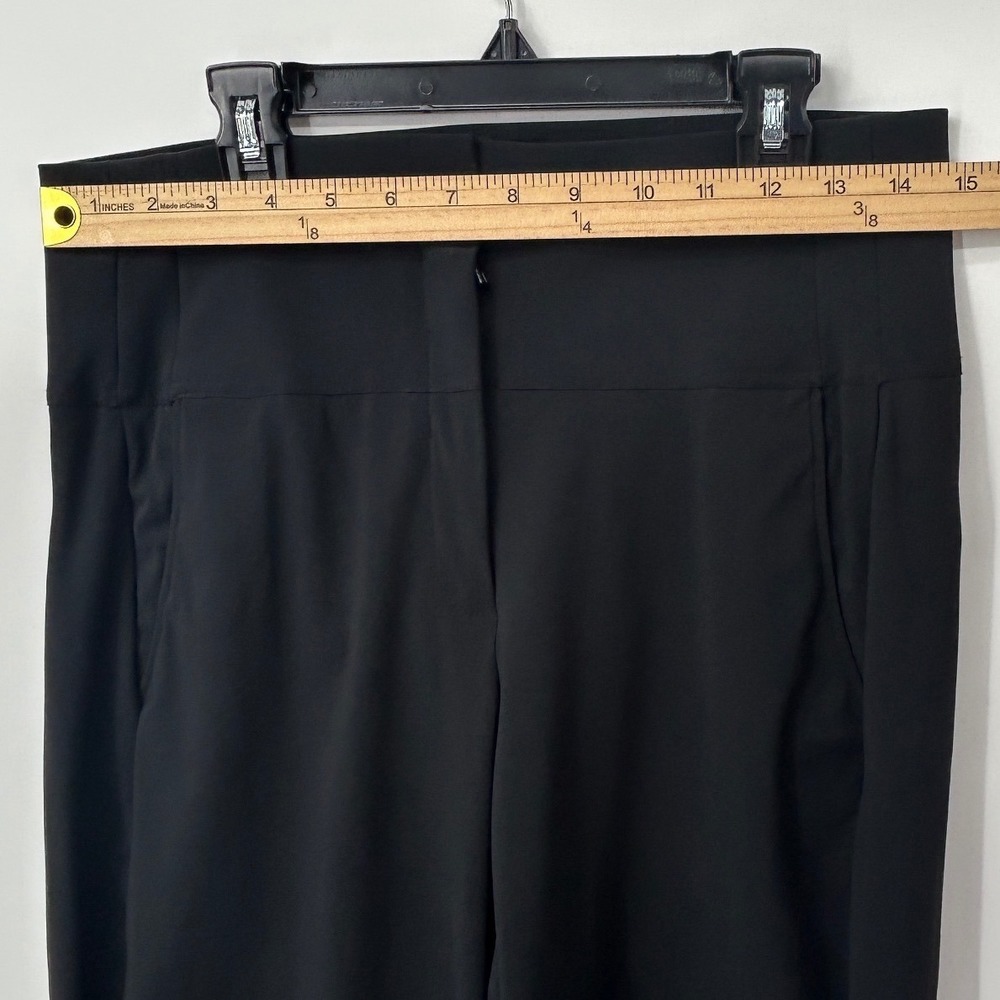Marithé François Girbaud Black Cropped Ankle Trousers Womens US 6 Minimalist - Picture 6 of 7